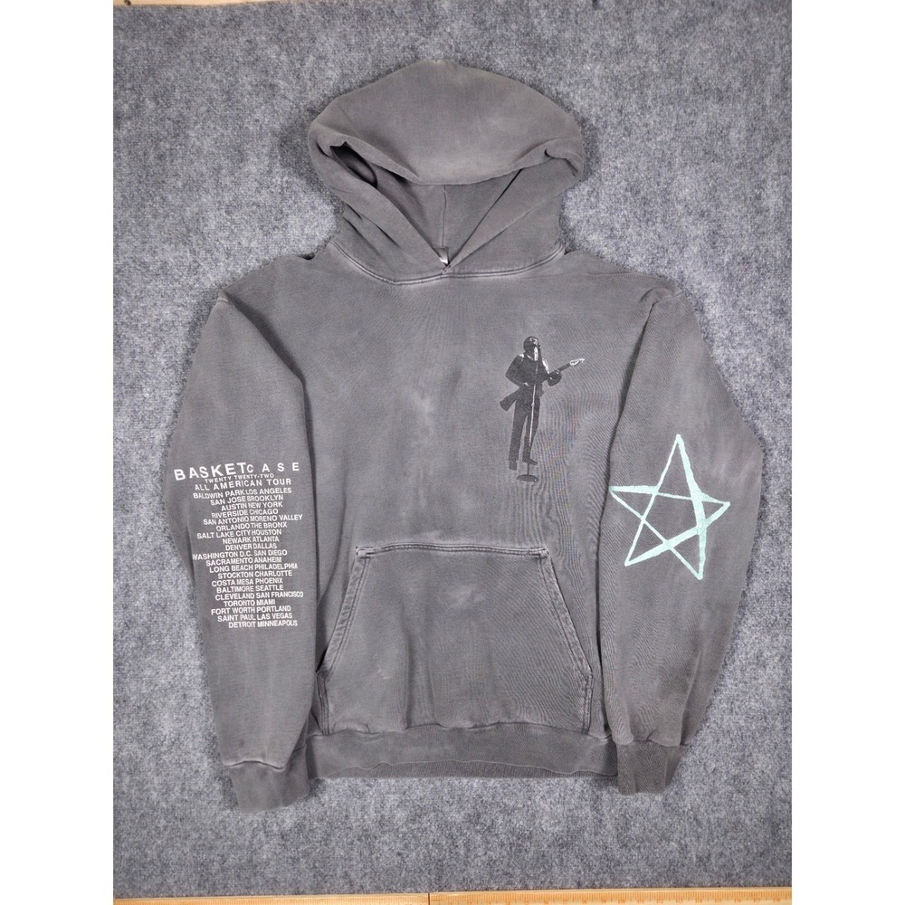 Basketcase Gallery Hoodie Mens XL All American Tour 2022 Zach Kinninger Faded